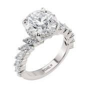 MICHAEL M Engagement Rings 18K White Gold Montage R827-3