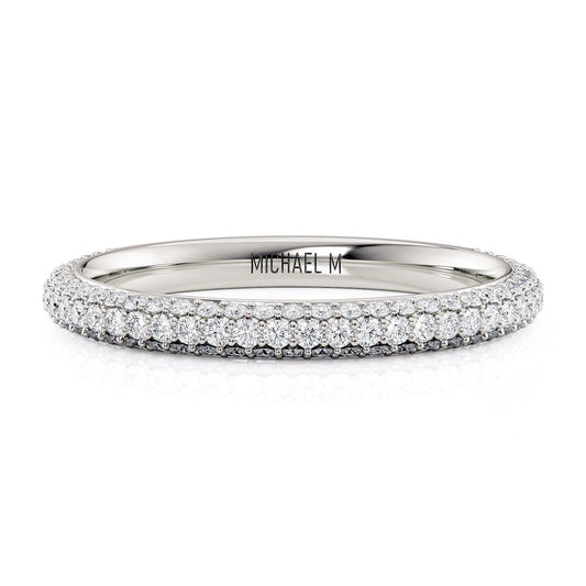 MICHAEL M Engagement Rings 18K White Gold R796B R796B