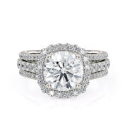 MICHAEL M Engagement Rings 18K White Gold Strada R681-1.5 R681-1.5WG