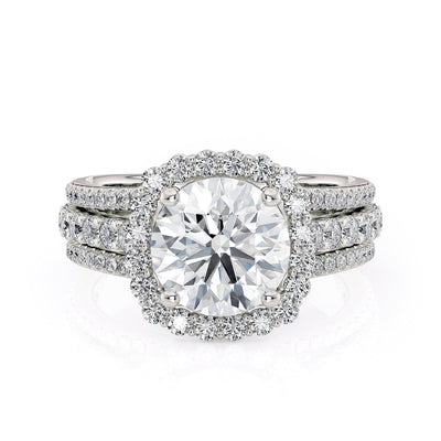 MICHAEL M Engagement Rings 18K White Gold Strada R681-1.5 R681-1.5WG