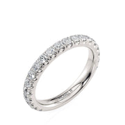 MICHAEL M Engagement Rings 18K White Gold Wedding Band R371B5