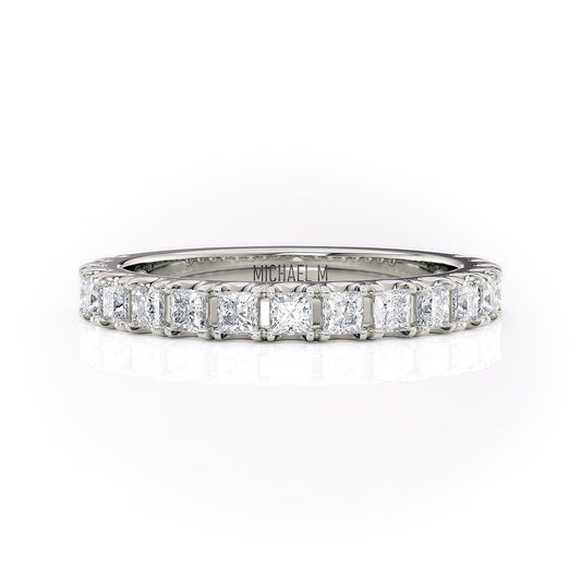 MICHAEL M Engagement Rings 18K White Gold Wedding Band R530B