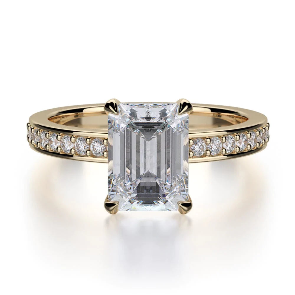 MICHAEL M Engagement Rings 18K Yellow Gold Bold R723-2 R723-2YG