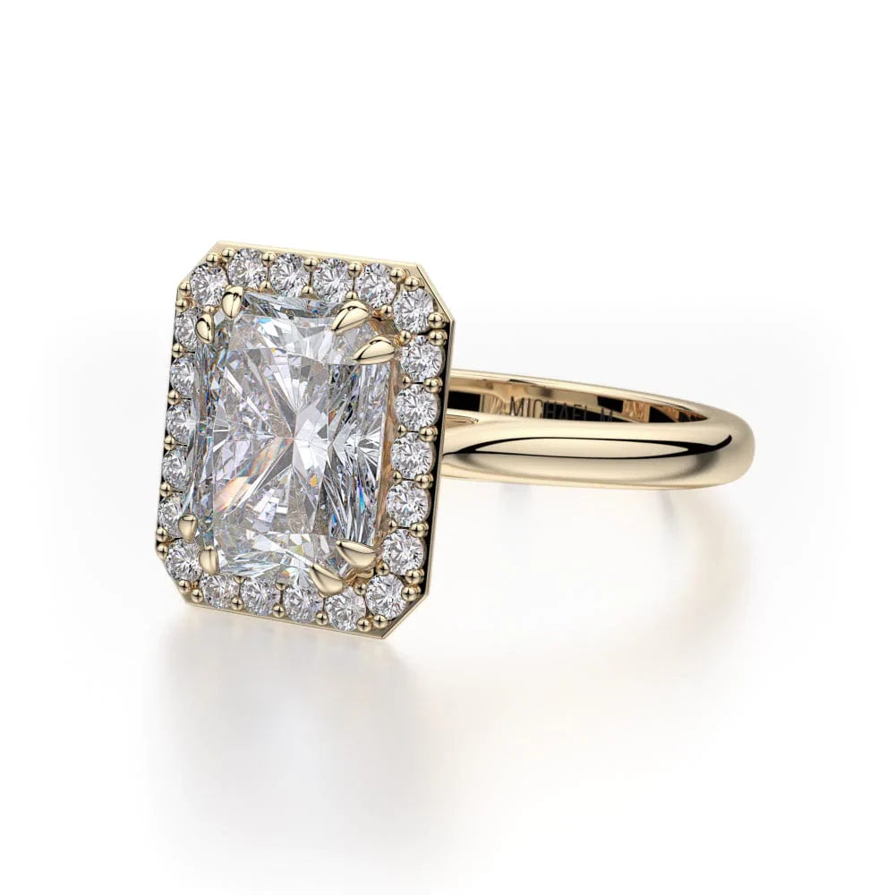 MICHAEL M Engagement Rings 18K Yellow Gold Bold R727-2 R727-2YG