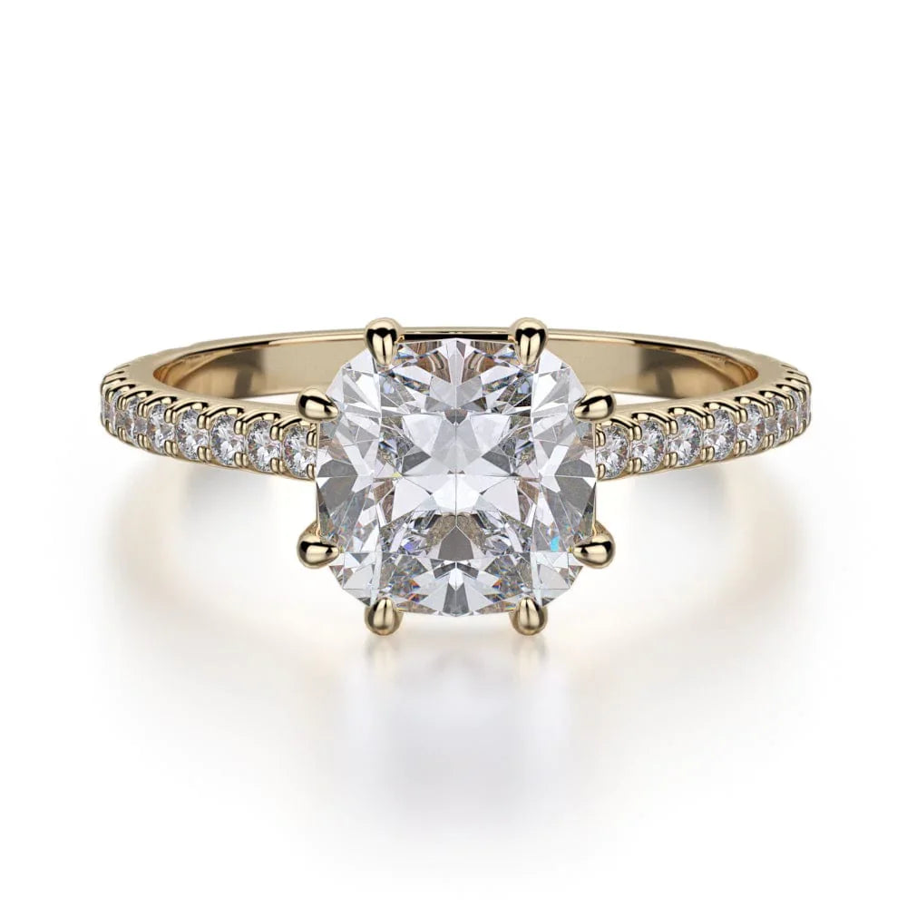 MICHAEL M Engagement Rings 18K Yellow Gold Crown R712-1.5 R712-1.5YG