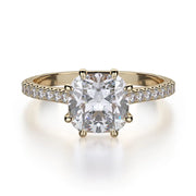 MICHAEL M Engagement Rings 18K Yellow Gold Crown R712-1.5 R712-1.5YG