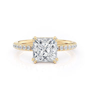 MICHAEL M Engagement Rings 18K Yellow Gold Crown R715-2P R715-2PYG