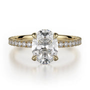 MICHAEL M Engagement Rings 18K Yellow Gold Crown R753-2