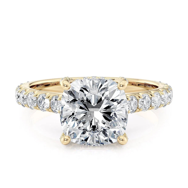 MICHAEL M Engagement Rings 18K Yellow Gold Crown R780-2