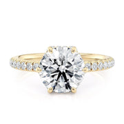 MICHAEL M Engagement Rings 18K Yellow Gold Crown R789-2