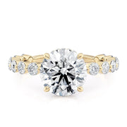 MICHAEL M Engagement Rings 18K Yellow Gold Crown R790-2