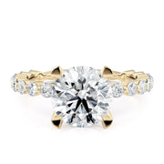 MICHAEL M Engagement Rings 18K Yellow Gold Crown R791-2
