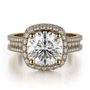 MICHAEL M Engagement Rings 18K Yellow Gold Defined R755-2 R755-2YG