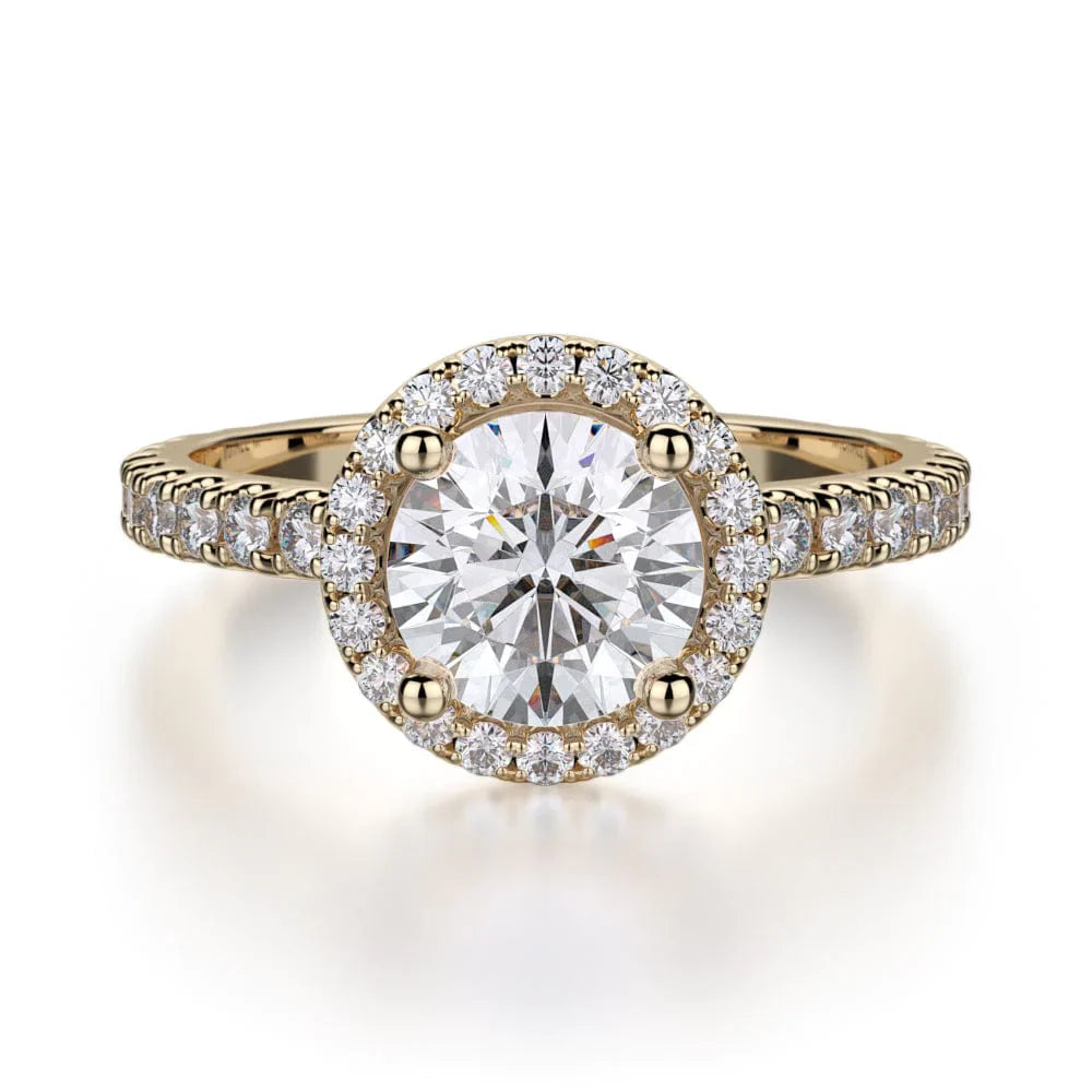 MICHAEL M Engagement Rings 18K Yellow Gold Europa R320S-1 R320S-1YG