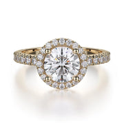 MICHAEL M Engagement Rings 18K Yellow Gold Europa R320S-1 R320S-1YG