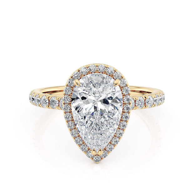 MICHAEL M Engagement Rings 18K Yellow Gold Europa R320S-2PR R320S-2PR-YG