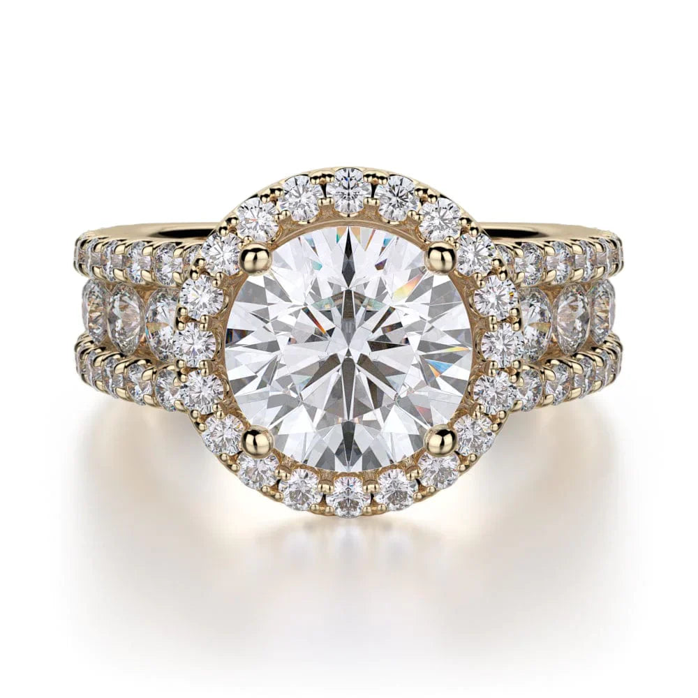 MICHAEL M Engagement Rings 18K Yellow Gold Europa R396-2 R396-2YG