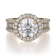 MICHAEL M Engagement Rings 18K Yellow Gold Europa R396-2 R396-2YG