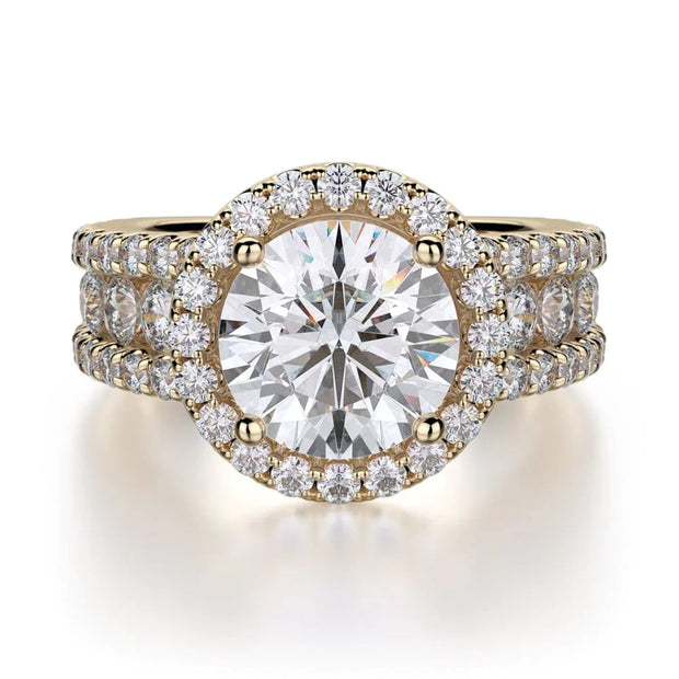 MICHAEL M Engagement Rings 18K Yellow Gold Europa R396-2 R396-2YG