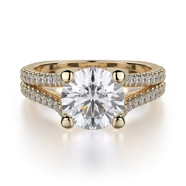 MICHAEL M Engagement Rings 18K Yellow Gold Europa R437-1.5 R437-1.5YG