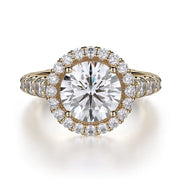 MICHAEL M Engagement Rings 18K Yellow Gold Europa R440L-2 R440L-2YG