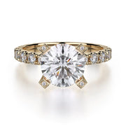 MICHAEL M Engagement Rings 18K Yellow Gold Europa R442-2 R442-2YG