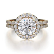 MICHAEL M Engagement Rings 18K Yellow Gold Europa R456-2 R456-2YG