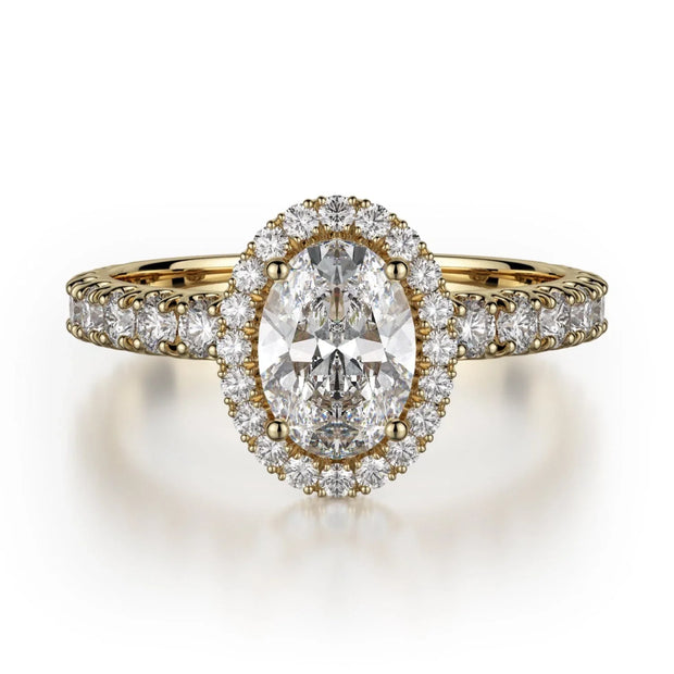 MICHAEL M Engagement Rings 18K Yellow Gold Europa R501-1 R501-1YG