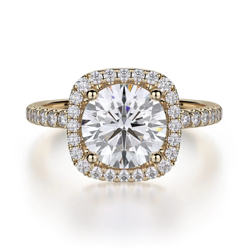 MICHAEL M Engagement Rings 18K Yellow Gold Europa R536S-1.5 R536S-1.5YG
