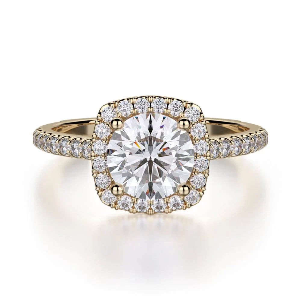 MICHAEL M Engagement Rings 18K Yellow Gold Europa R539S-1 R539S-1YG