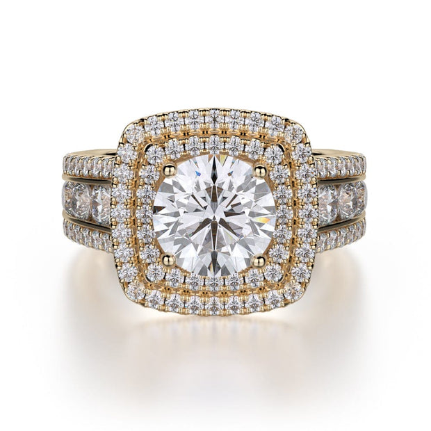 MICHAEL M Engagement Rings 18K Yellow Gold Loud R720-2 R720-2YG