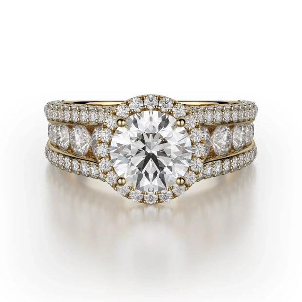 MICHAEL M Engagement Rings 18K Yellow Gold Loud R769-4