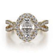 MICHAEL M Engagement Rings 18K Yellow Gold Love R454-2 R454-2YG