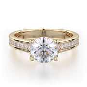 MICHAEL M Engagement Rings 18K Yellow Gold Love R461-1 R461-1YG