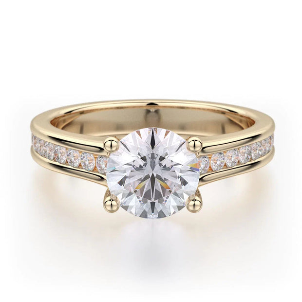 MICHAEL M Engagement Rings 18K Yellow Gold Love R461-1 R461-1YG