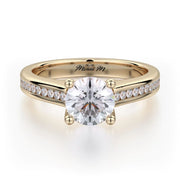 MICHAEL M Engagement Rings 18K Yellow Gold Love R461S-1 R461S-1YG