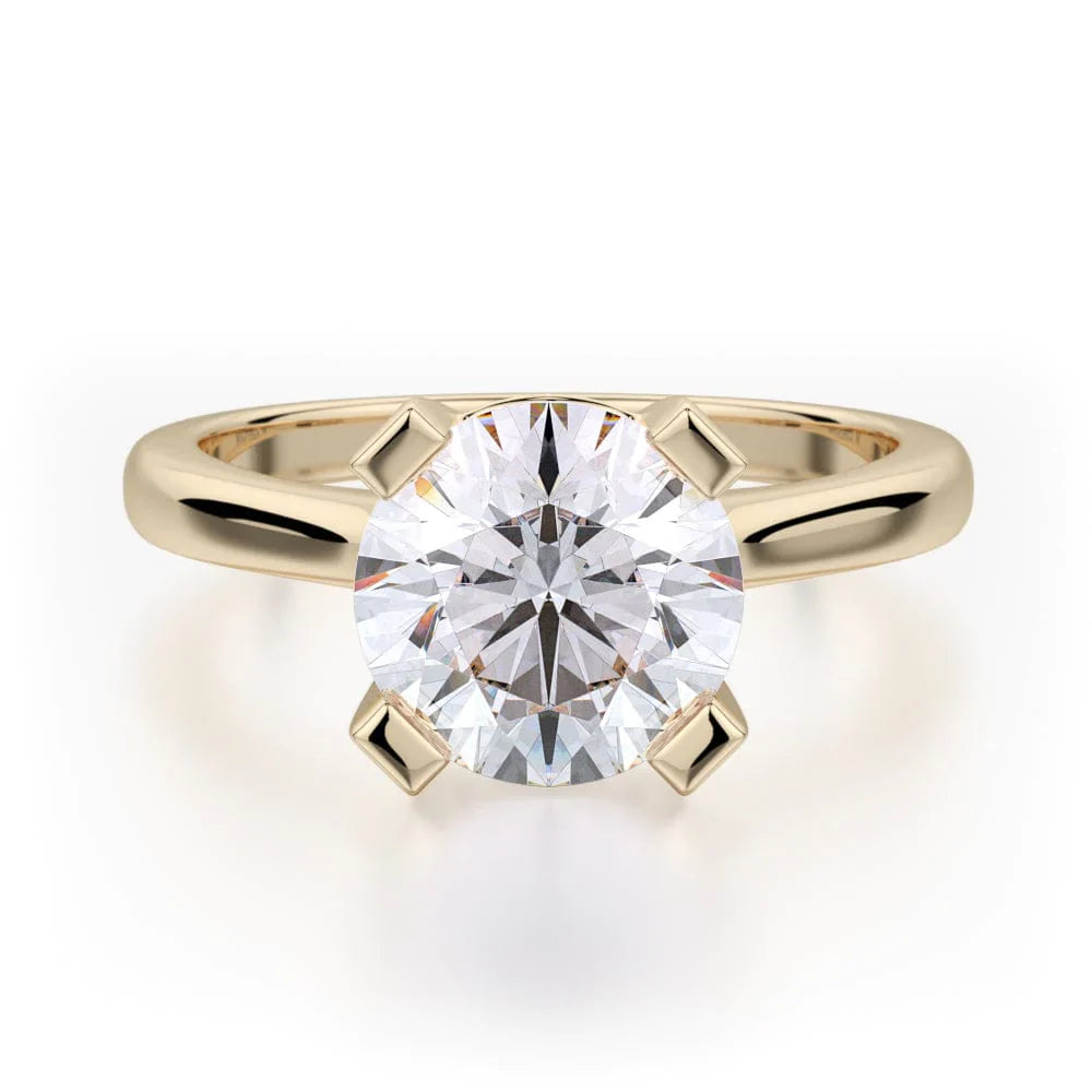 MICHAEL M Engagement Rings 18K Yellow Gold Love R514-1 R514-1YG