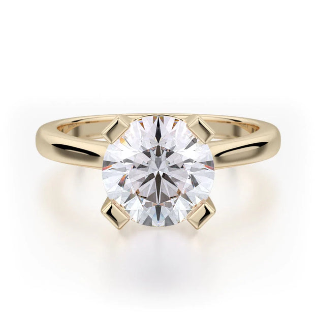 MICHAEL M Engagement Rings 18K Yellow Gold Love R514-1 R514-1YG