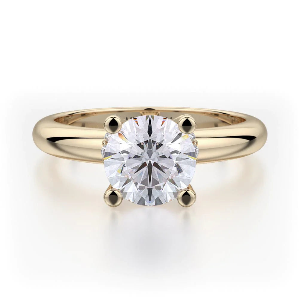 MICHAEL M Engagement Rings 18K Yellow Gold Love R517-1 R517-1YG