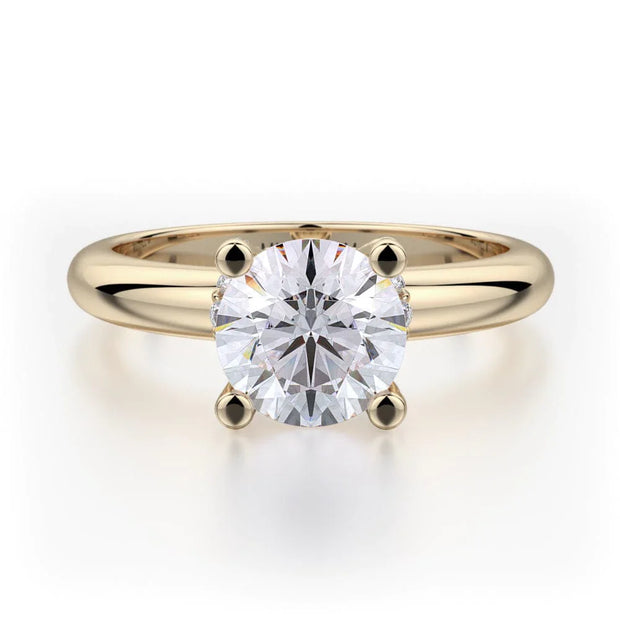 MICHAEL M Engagement Rings 18K Yellow Gold Love R517-1 R517-1YG