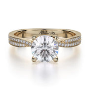 MICHAEL M Engagement Rings 18K Yellow Gold Love R694-1 R694-1YG