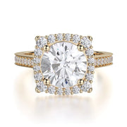 MICHAEL M Engagement Rings 18K Yellow Gold Love R696-2 R696-2YG