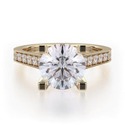 MICHAEL M Engagement Rings 18K Yellow Gold Love R697-2 R697-2YG