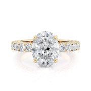 MICHAEL M Engagement Rings 18K Yellow Gold Meksian R901-3