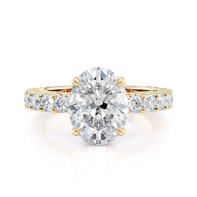 MICHAEL M Engagement Rings 18K Yellow Gold Meksian R901-3