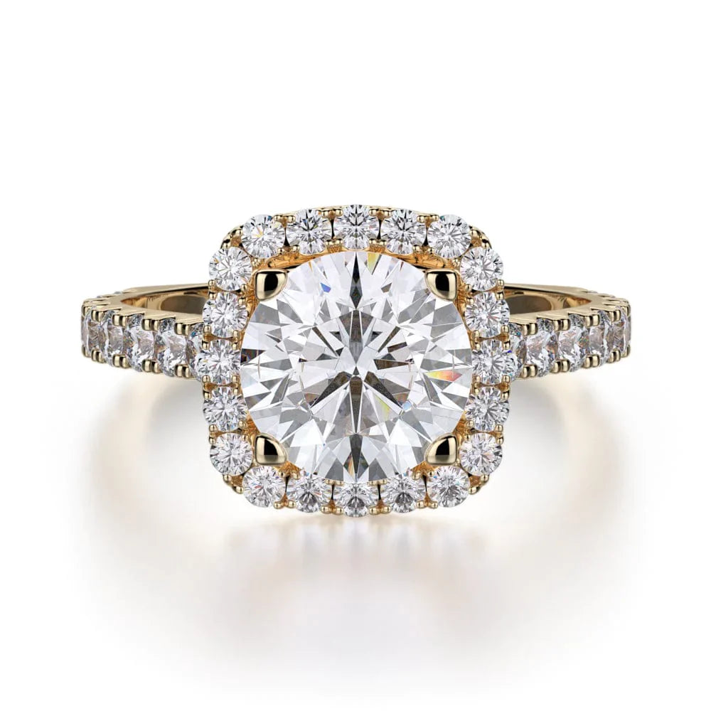MICHAEL M Engagement Rings 18K Yellow Gold Monaco R614-2 R614-2YG