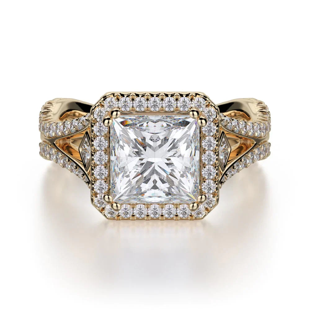 MICHAEL M Engagement Rings 18K Yellow Gold Monaco R635-2 R635-2YG