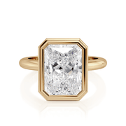 MICHAEL M Engagement Rings 18K Yellow Gold Solitaire R838-3 Radiant R838-3-RA-YG