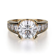 MICHAEL M Engagement Rings 18K Yellow Gold Stella R388-2 R388-2YG