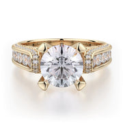 MICHAEL M Engagement Rings 18K Yellow Gold Stella R399-2 R399-2YG